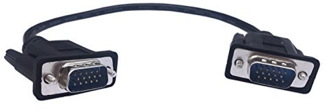 CERRXIAN VGA SVGA 15 Pin HD15 Stecker auf Stecker Adapter Video Monitor Kabel für PC Laptop TV Porjektor (mm)