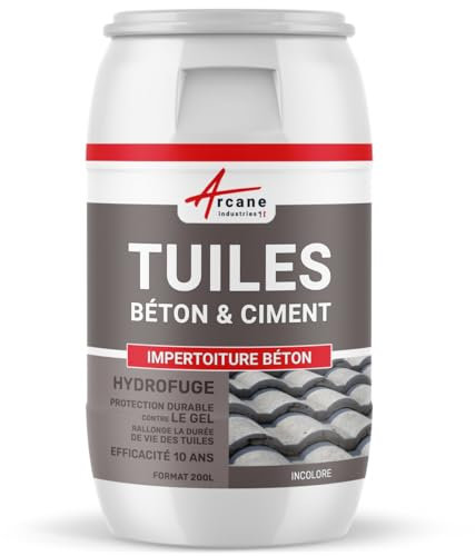 Hydrofuge Toiture - Imperméabilisant Tuile Béton - IMPERTUILE BETON 200 L - - ARCANE INDUSTRIES
