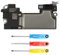 MMOBIEL Haut-Parleur Interne Compatible avec iPhone 12/12 Pro - Ecouteur/Earpiece Speaker Remplacement - INCL. Tournevis