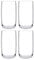 Highball Classic 540ml Clear Drinking Glasses Water Dining Tumbler (4)