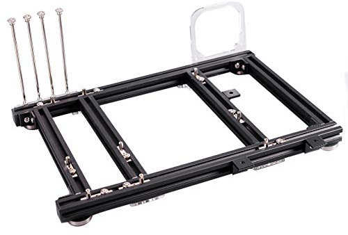 DIY Open Case, M-ATX Computer PC DIY Case Full Metal Frame Nude Building Blocks Frame Bracket Overclocking Test Platform Case für DIY Computer