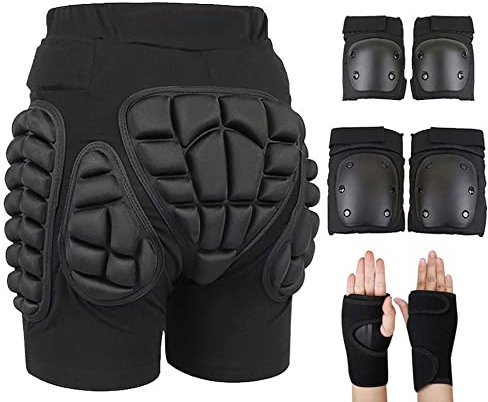 Pantaloni Protettivi Bambini Uomini/donne Pantaloni Protettivi Imbottiti Pantaloni Protettivi Da Snowboard Resistenza Pantaloni Sportivi Traspiranti Per Snowboard Pattinaggio Sci Skater ( Color : C2 ,