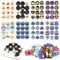 576 Stück Eid Mubarak Aufkleber Sticker, Ramadan Selbstklebende Siegelaufkleber, Muslim klebeetikett Aufkleber, Geschenktüte Aufkleber für Geschenkverpackung Runde Süßigkeiten Aufkleber (B)