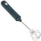 Mini batidor eléctrico, batidor inalámbrico, batidor de cocina con 3 modos de mezcla, batidor de acero inoxidable para pasteles, mantequilla, galletas, salsas y sopas (verde negro)