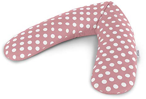 Theraline Stillkissen Das Original mit Dinkel Füllung - Farbe: 119 Indie Dots antikrosa