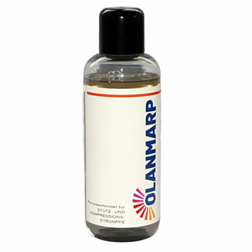 Olanmarp Feinwaschmittel Konzentrat flüssig Waschmittel für Stützstrümpfe und Kompressionsstrümpfe für Handwäsche + Maschinenwäsche (240 ml, ohne Wäschenetz)