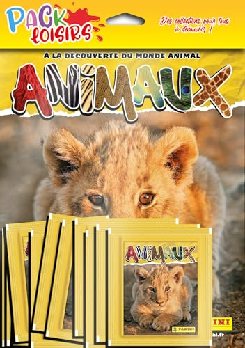 PANINI Pack Loisirs Animaux 1 Album + 50 Pochettes