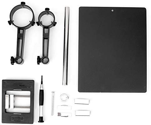 Heat Gun Clamp, Hot Air Gun Holder Fixture of Hot Air Gun Hot Air Gun, Heat Gun Clamp,Air Heat Gun Stand,Movable Bracket,Soldering Repair Platform