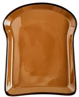 YIHANSS Plates Bread Shaped Dessert Plate Fruit Salad Dessert Plate