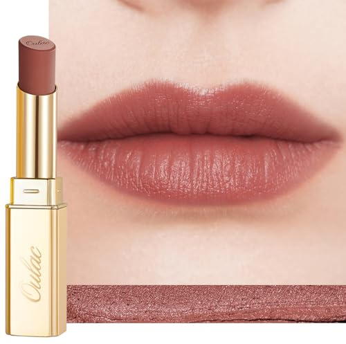 Oulac Lippenstift Matt Damen Lipstick–Weiche Textur, Wasserfester Lippenstift & Kein Abfärben, Hohe Pigmentierung, Samtiges Mattes Finish, Leicht & Komfortabel, Vegan & Cruelty-Free Lip Color RM06