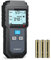 CAMWAY Détecteur de Rayonnement Electromagnétique EMF Portable avec Alarme Sonore et Lumineuse Testeur de Rayonnement de Champ Magnétique LCD Numérique avec 2 Autocollant pour Anti-Rayonnement