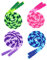 WEFLAIR Segmentiertes Springseil, Springseil mit weichen Perlen, einstellbares, kostenloses, verwirrungsfreies Workout-Fitness-Schulsprungseil für Kinder, Erwachsene (4er-Pack)