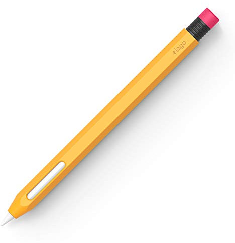 elago Funda Clásica de Silicona Compatible con Apple Pencil Pro y Apple Pencil de 2ª generación - Compatible con Carga Magnética y Doble presión (Lee Las Instrucciones de instalación)