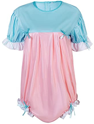 Doppelfarbiges, wasserdichtes PVC-Einzigartiges, einteiliges Oberteil, rose, X-Large