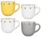 WoW HomeStore Bee Happy Printed Coffee Mugs Bee Tee Cups Kitchenware Mugs - 4pk