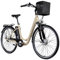 ZÜNDAPP E Bike Damen Fahrrad 28 Zoll | Ebike City Erwachsene 155-190 cm | Retro E-Bike 7 Gang Schaltung Rücktrittbremse | Elektro Fahrräder mit Licht Z517 (Elfenbein, 48 cm)