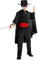 Maskworld Zorro Kostüm für Kinder - Kindergröße: 140 - Komplett-Kostüm des schwarzen Rächers für Karneval, Halloween & Motto-Party
