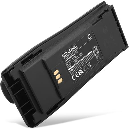 CELLONIC, Batteria per Ricetrasmettitore Compatibile con Motorola CP040, DP1400, PMNN4253AR, PMNN4251 (7.4V, 2600mAh)