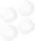 Didiseaon 4pièces Assiette Porcelaine Forme De Coquille Assiettes Multifonctionnelles Pour Snacks Fruits Et Desserts Service À Table
