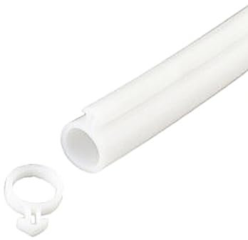 Guarnizione in gomma per porta, 10 m, per finestre, per cornici, profili e porte (10 mm, bianco)