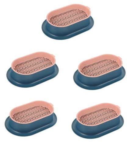 DOITOOL 5er-box Katzentoilette Katzenminze Saatschalen Samenpflanzer Topfpflanzen Hydroponischer Pflanzer Katzengras-hydrokultur-tablett Pflanzgefäß Für Katzengras Snack Haustier