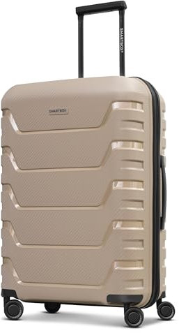SMARTBOX Hartschalen Check-in Koffer | Mittelgroßer Trolley 44 x 27 x 66 cm aus hochwertigem, robusten Polypropylen Material | 4-Doppelrollen & TSA-Schloss | Ultra-leicht nur 3,2 kg (Edition 01)