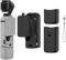 For DJI OSMO POCKET 3 Silicone Cover Protective Case Skin Gimbal Sleeve Lens Cap Cover For DJI OSMO POCKET 3 (Set 2 Black)