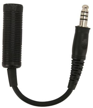 GOWENIC U174 Militär-zu-Zivil-Adapter, PTT-Unterstützung für Militär-zu-Zivil-Verkabelung, Headset-Adapter-Konverter mit HiFi-Sound, Anwendbar für Comtac M S A Sordin TCI TAC WADSN M