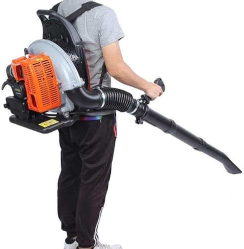 Powerful 63.3Cc Petrol Leaf Blower - Convenient 2-Stroke Backpack Blower With Air Cooled Engine, TDF - 0.3 M³/S Airflow
