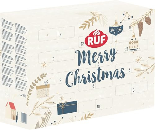 RUF Porridge Adventskalender 2025, 24 Türchen mit 48 köstlichen Überraschungen, doppelte Frühstücksfreude für die Adventszeit