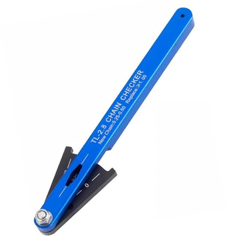 SANTUO Bike Chain Tool, TL-2.8 Park Tools Chain Wear Indicator, Multi-Tool Ring Measurement Tool, MTB, Park Tool Accurate Measurement, Durable Aluminum Alloy, for Routine Maintenance