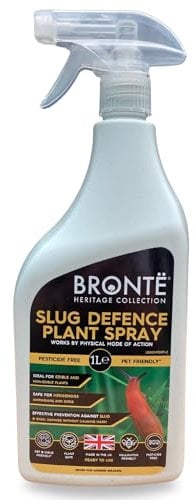 Bronte Heritage Slug & Snail Defence Spray 1L – Natural, Non-Toxic Repellent for Gardens & Plants. Pet & Wildlife Friendly. Prevents Future Infestations. Ready-to-Use, Indoor & Outdoor Protection