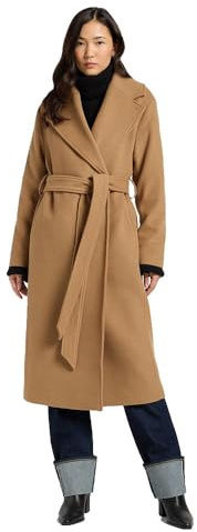 Lee - Jacke Damen - Relaxed Fit - Wool Coat - Dark Camel