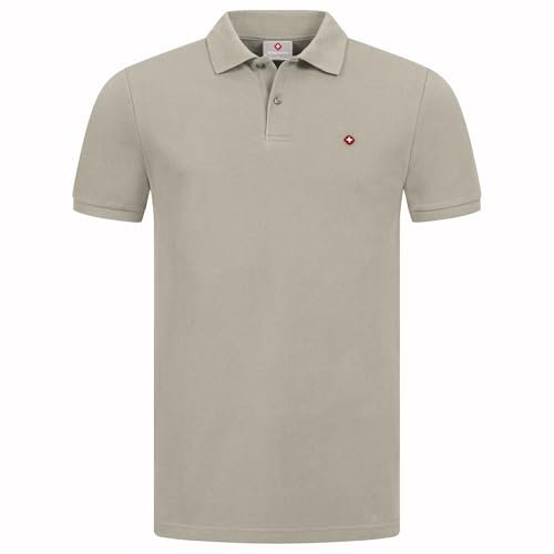 Höhenhorn Waliss Herren Poloshirt Stone Beige Gr. M