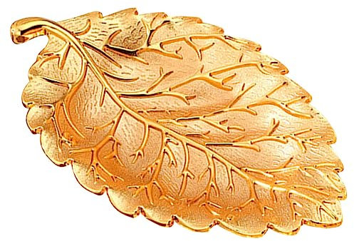 Cabilock Plato De Hoja De Metal Plato De Aleación De Zinc Bandeja De Almacenamiento Decorativo y Práctico