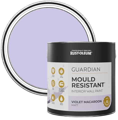Rust-Oleum Purple Guardian Mould Resistant Wall Paint - Violet Macaroon 2.5L