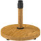 Outsunny 24.5 kg Base de Parasol avec 4 Pieds réglables, Base de Parasol en Ciment et métal, pour mâts de Parasol Ø36/38/48 mm, Ø48x44 cm, Couleur Bois