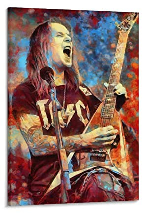 MINGYANMAO Leinwand Druck Poster 40 * 60cm Famoso rapper Alexi Laiho Poster 1 Soggiorno Poster Camera da letto Cucina Decor Pittura Senza Cornice