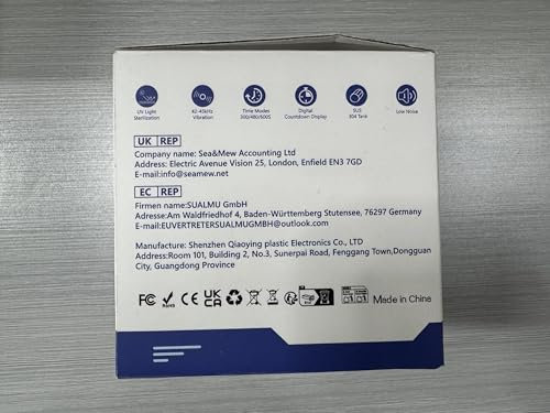 Morole Ultraschallreinigungsgerät, Ultraschallreiniger | 45000Hz | 190ML | Ultrasonic Cleaner Dental Pod mit UV-Lampe | für Zahnschiene, Retainer, Aligner, Zahnprothesen Zahnbürste und Schmuck
