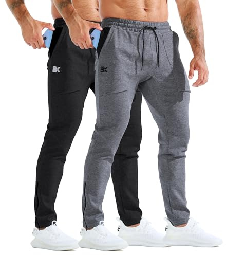 ZENWILL ZeroBols Pantalones Deporte Hombre Pantalon Chandal | Algodón Bolsillo Cremallera Gym Jogger, Pantalón Chandal Hombre Deportivos Gimnasio, Pantalones Running Entrenamiento Hombre