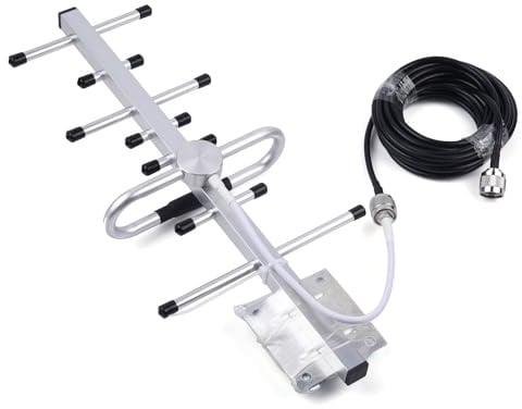 2G/3G/4G Yagi Antenna 10dBi N Female Connector with 5M Extension Cable