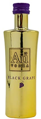 Au - Black Grape Vodka 5cl 35.2% ABV Miniature
