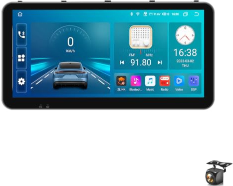 per VW MQB 2018-2021 Polo Plus T-Cross Autoradio Stereo 10,33touchscreen | Multimedia Ricevitore Wireless CarPlay Android Auto Mirrorlink Navigazione GPS Bluetooth WiFi Telecamera di backup