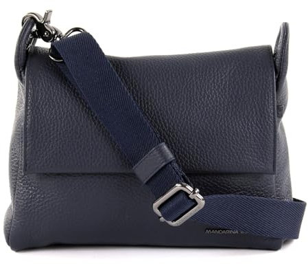 Mandarina Duck Schultertasche Blau (Dress Blue) Mellow Leder P10fzt93 23 x 18 x 3 (L x H x B)