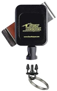GearKeeper Ausrüstungshalter RT4 mit Gürtelclip RT4-5852-E (Retractor Aufroller Schlüsselhalter Funkgerät Werkzeugsicherung Fallschutz) Seillänge: 81 cm/Belastbarkeit: 27 kg/Rückzugkraft: 255 g