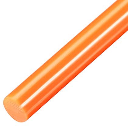 sourcing map 10pcs Hot Glue Sticks for Glue Gun 7/16-inch x 10-inch Mini Hot Melt Adhesive Glue Stick Orange