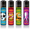 Clipper® Feuerzeuge - Cyber Animals - 4er Set