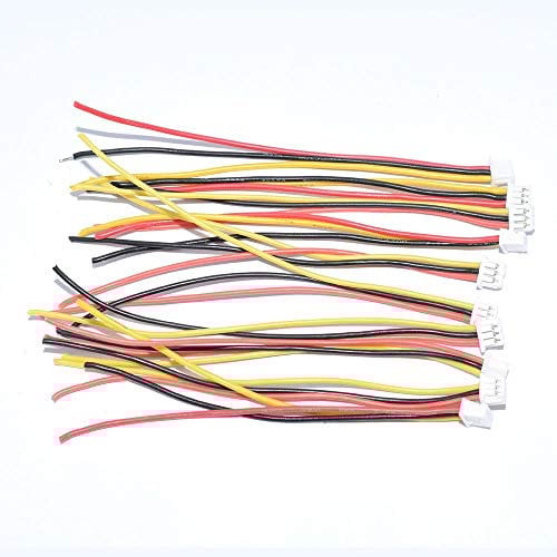 VIDOO 10PCS Molex PicoBlade 1.25mm 3Pin Plug Cable Wire 6cm For FPV Racing Drone Camera