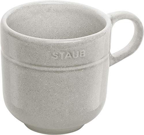 STAUB Dining Line Mug 200 ml White Truffle Ceramic