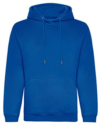 AWDis Just Hoods JH201 Unisex Organisch Kapuzenpullover - Königsblau - S